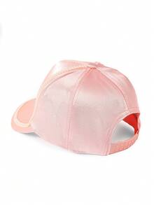 1pc Y2K Style Vintage Baseball Cap With Pearls, Women's Accessory, Summer Golf Hat, Dad Hat, Adjustable Classic Low Profile Solid Color Cap, Unisex Outdoor Sun Hat, Fashion Casual American Style Denim Hat, Perfect Gift Choice - Baseball Cap - View 3