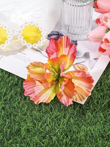 1pc Beach Casual Sweet Floral Hair Clips - Multicolor - View 25