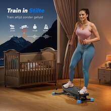 MERACH Tabla de equilibrio para adultos con pantalla, tabla de equilibrio con 2 bandas de resistencia para hasta 136 kg, ideal para rehabilitación y coordinación, gimnasia en casa, principiantes, color negro. - Amoratado - Ver 4