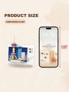 Bộ 1208 mảnh ghép hình bưu thiếp du lịch, nam châm dán tủ lạnh, bộ ghép hình 12 trong 1, khối xây dựng phong cảnh du lịch tự làm, khối xếp hình, món quà ngày lễ tuyệt vời nhất, quà lưu niệm sưu tầm. - Nhiều màu - Xem 8