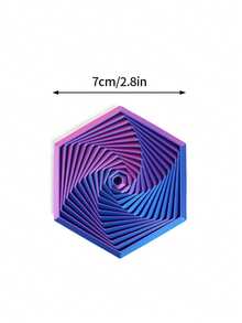 2 món đồ chơi giảm căng thẳng in 3D, thiết kế hình lục giác fractal, hình xoắn ốc xoay, đồ chơi giảm stress giác quan, thích hợp làm quà tặng ngày lễ, Giáng sinh, sinh nhật (màu tím nhạt), trò chơi tiệc tùng, tiệc độc thân, đồ dùng tiệc độc thân, trò chơi tiệc tùng, kỷ niệm, đồ chơi, trang trí sinh nhật, đồ dùng tiệc tùng, đồ dùng tiệc sinh nhật, đồ dùng tiệc tốt nghiệp. - Nhiều màu - Xem 8