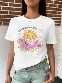 Women T-Shirts - White - View 2