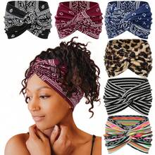 6-Piece Bohemian Style Women's Headband Set, Loose Elastic Headband, Non-Slip Thick Headband, Sports Elastic Sweatband - Multicolor 1 - View 10