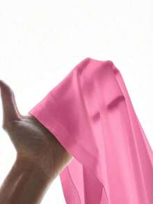 BASICS Camiseta De Cuello Redondo Sólido Para Tallas Grandes - Rosa - Ver 6