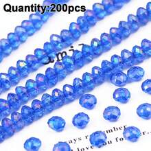 Hạt acrylic hình bánh xe 6mm, hạt đệm dùng để làm trang sức, vật liệu thủ công DIY. - Hạt bánh xe - Xem 16