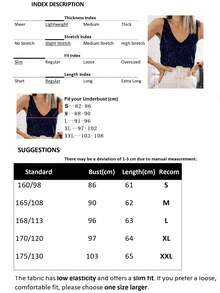Sequin V-Neck Sleeveless Top, Elegant Tank Top For Spring And Summer Casual - Navy Blue - View 3
