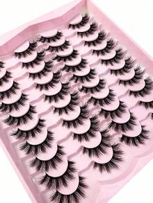 Selectable Natural False Eyelashes Fluffy Soft Dramatic 3D Mink Lashes Long Wispy Eyelash Cilia,Messy,Multi-Layered Eyelashes Short Thick Fake Eyelash Extension Bulk False Eyelashes Makeup Products Wedding Party & Club Daily Work Meeting Natural Fake Lashes Comfortable To Wear Strip Lashes,Lashes,Eyelashes,Fake Lashes - Lông mi tự nhiên - Xem 6