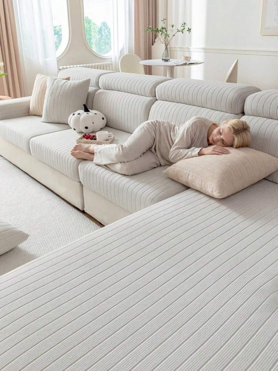 1 tấm bọc ghế sofa co giãn, chống trượt, phủ toàn bộ bề mặt ghế, phù hợp cho mọi mùa, bọc ghế sofa bằng vải, có thể giặt máy, chống bụi, thân thiện với thú cưng, trang trí cho phòng ngủ, văn phòng, phòng khách, phù hợp với ghế sofa 1-4 chỗ và ghế sofa hình chữ L.
