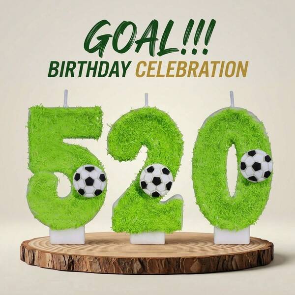  Decoración de tarta con temática de la Copa Mundial de la FIFA, diseño de césped verde y números 3D. Suministros de decoración para fiesta de cumpleaños, celebración, evento deportivo de fans, partido de campeones, gol, partido, fiesta de futbolista, accesorios de repostería