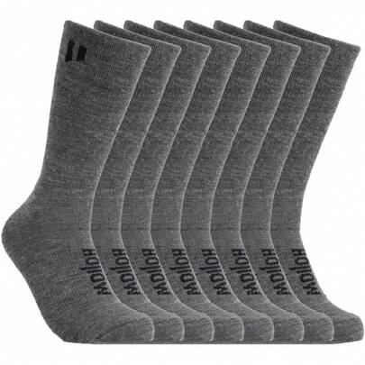 Moisture Wicking Alpaca Crew Socks For Hiking And Running