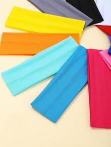 These 5 Fashionable Headbands In Solid Colors Can Satisfy All Your Daily And Sports Needs. They Can Be Used As Yoga Headbands, Running Headbands, Hiking Headbands, Workout Headbands, Fitness Headbands And Other Athletic Headbands. - A - Xem 5