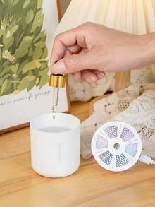 180mL Mini Air Aromatherapy Humidifier, 10ml Essential Oil, Car Large Mist, Quiet Multi-Color Light Humidifier, Compact Air Conditioner Room Humidifier, Refillable Water Tank, Battery Not Included, USB Powered, Christmas Gift/Valentine's Day/Birthday Gift - 多色 - 查看 4