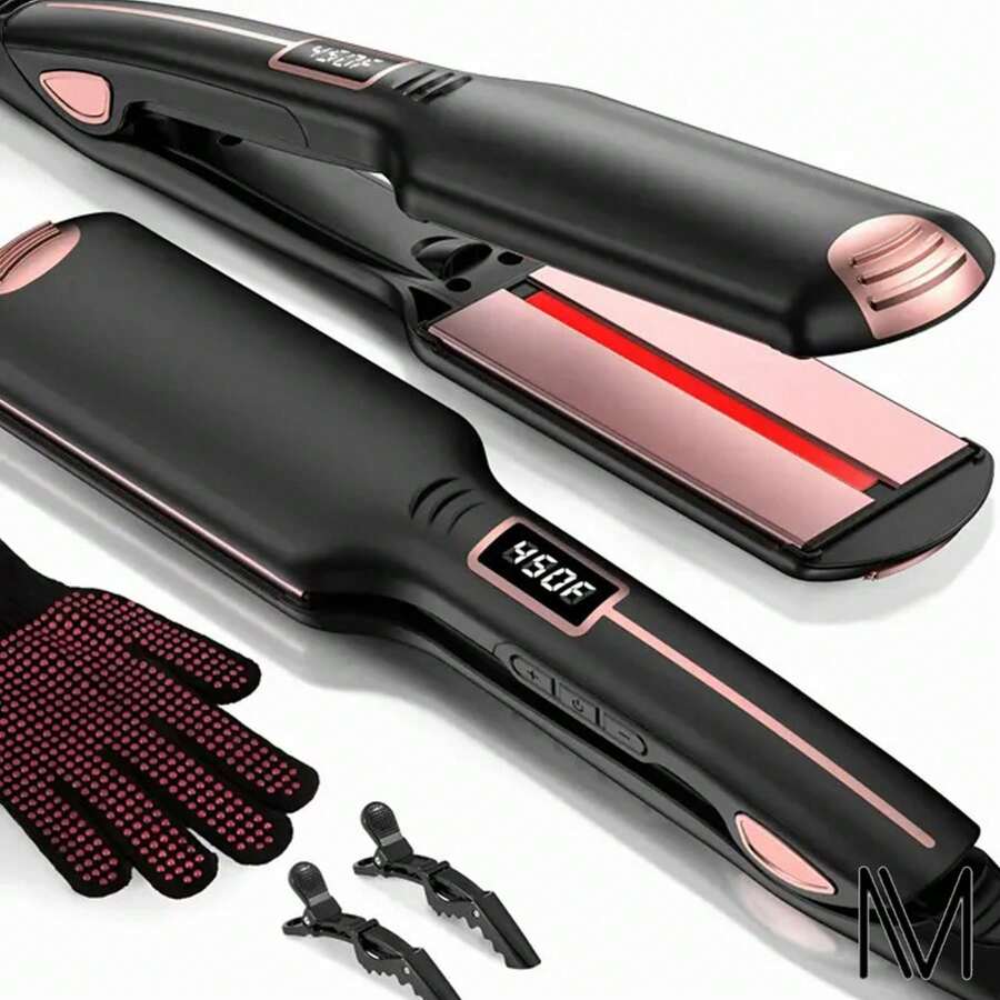Plancha De Cabello Profesional 450f 2en1 Alaciadora C/ Lcd - Tipo de Enchufe A USA (110-127V) - Ver 1