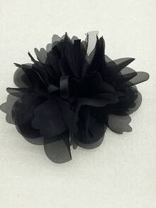 1 pieza Flor decorativa de encaje, accesorio de ropa DIY, zapatos, bolsos, flor decorativa - rosa - Ver 6