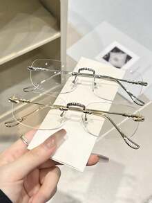 2 cặp kính nam hình chữ nhật tối giản, thanh lịch, trong suốt, phù hợp cho sinh hoạt hàng ngày, chụp ảnh đường phố, văn phòng, đọc sách, xem TV, sử dụng điện thoại di động, các dịp công sở thường ngày. - Trong sáng - Xem 16