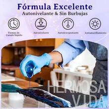 Kit Resina Epóxica Alta Transparencia 2 Kg Más Accesorios HERMOSA VIDA - A - View 7