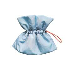 Vòng cổ Elizabeth chống liếm cắn cho mèo sau khi triệt sản/thiến. - Màu xanh nhạt - Xem 3