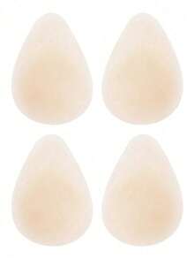 2pcs/1 Pair Solid Silicone Water Drop Shaped Bra Inserts, Bikini Pads, Lift Bust, Create Alluring Cleavage, Soft & Reusable - Thin style - View 16