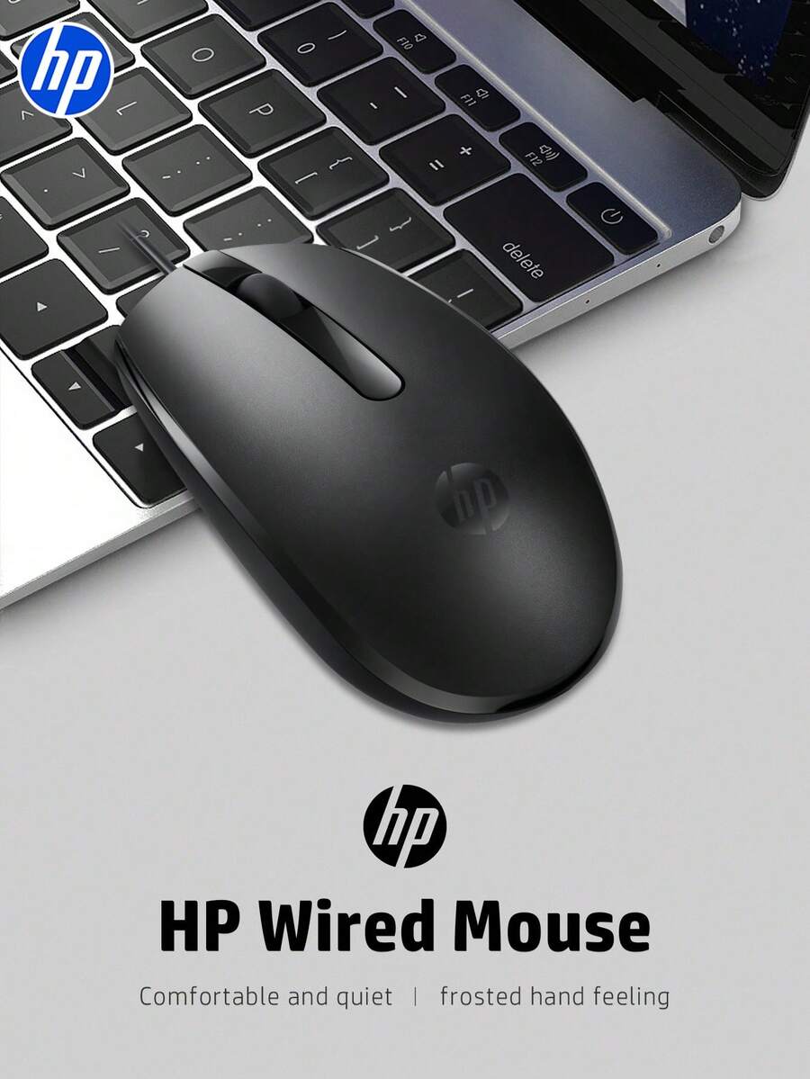 HP M10 Wired USB Mouse, Office Business Mouse For Laptop Desktop PC, Compatible With Windows & Mac OS - View 1