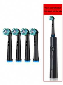 Smart Round Head Automatic 3D Cleaning Rechargeable Electric Toothbrush - Multicolor - View 26