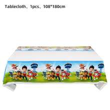 1 chiếc khăn trải bàn nhựa dùng một lần hình chó hoạt hình, thích hợp cho tiệc sinh nhật, trang trí lễ hội, lý tưởng cho các bữa tiệc, sinh nhật, trang trí lễ hội, cũng là một phụ kiện chụp ảnh kiểu và vật dụng cần thiết cho bữa tiệc chủ đề thú cưng. - Nhiều màu - Xem 6