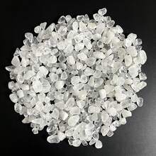 100g 天然水晶碎石 - 不對稱鵝卵石，適用於迷你水族箱、多肉植物、微景觀和花瓶填充 - A - 查看 7