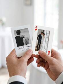 Bộ bài cưới in ảnh theo yêu cầu, bộ bài cá nhân hóa kèm hộp, 54 lá bài poker in hình, món quà ảnh độc đáo dành cho gia đình và các cặp đôi trong dịp cưới hỏi. - Nhiều màu - Xem 24