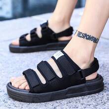 Sandal Outdoor Modis Terbaru untuk Pria, Sandal Kasual untuk Remaja dan Pelajar, Sandal Pantai - Hitam - View 3