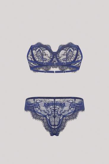 Hourtrue 2pcs Women's Elegant Sexy Lace Lingerie Set