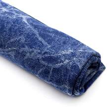 1Pc Crackle,Cracked Denim Fabric19.68x68.89inches(50x175cm) ,Luxury Vintage Style,Ideal For DIY Crafts,Garments,Bags,Hat And All Kinds Of Sewing Projects - Default - View 6