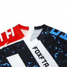 2026 男士山地單車運動球衣 MTB BMX ATV 速降 DH 越野摩托車長袖 T-shirt 健身運動衫 - 白色 - 查看 4
