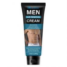 Gentle & Non-Irritating Men's Body Hair Removal Cream, Quickly And Effectively Removes Chest, Back, Arm, Leg And Eyebrow Hair, Smooth And Painless Body Depilatory Cream - Cream - View 8