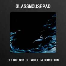Competitive Gaming Glass Mouse Pad, High Precision, Super Smooth, Waterproof Easy Clean, 9H Hardness Anti-Scratch, Non-Slip Base, For FPS MOBA RTS Games - Thickness: 0.3cm/0.12inch - View 5