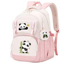 Leisure Multifunctional Lightweight Travel Backpack, Fun Panda Design, Multifunctional Backpack, Lightweight Spine Protection Backpack, With Comfortable Adjustable Shoulder Straps, Perfect For Travel, Commuting And Outdoor Activities, Perfect Holiday Gift Backpack Choice - one-size - View 13