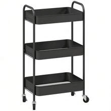 Storage Islands & Carts - Black - View 7