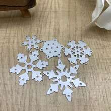 Khuôn cắt kim loại hình bông tuyết làm thiệp, scrapbook, thủ công giấy DIY, dập nổi - MC726 - Xem 6
