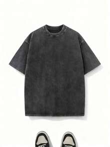 RODSKY Casual Oversized Men's T-Shirt Show Me Your Tito's Bottle Graphic Summer Gift For Him F0BN - màu đen - Xem 2