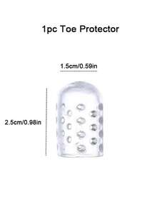 Silicone Toe Protector, Anti-Friction Toe Cap, Ultra-Thin Ankle Guard, Finger Protector, Shoes Accessories For Women Men - Upgraded - View 12