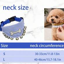 Khăn quàng cổ tam giác mới cho thú cưng, yếm bandana cho chó, vòng cổ có chuông, phù hợp cho mọi mùa. - Nhiều màu - Xem 2