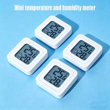 3pcs Mini Digital Hygrometer, Indoor Room Thermometer Humidity Meter, Suitable For Home, Greenhouse, Storage Room, Nursery, Indoor Temperature And Humidity Monitor - Thermometer and Hygrometer - View 4