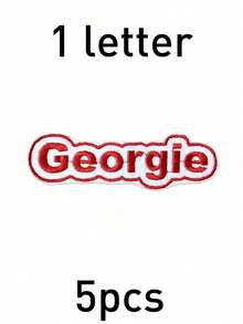 Custom Embroidered Name Patch, Personalized Clothing Labels, Cute Bubble Letter Style Name Tags For Backpacks Jackets Travel Organizer Gifts, Customized Text Badge For Daily Use Holiday Gift Idea, Customizable Name Label Stickers For Family Friends - Style a - View 13