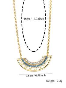 1 chiếc dây chuyền mặt dây kiểu Bohemian, thích hợp để đeo hàng ngày hoặc trong các buổi tụ họp, quà tặng ngày lễ. - Phong cách Bohemian - Xem 4