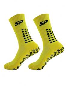 2 Pairs Football/Basketball Compression Socks, Moisture-Wicking Breathable Soft Comfortable Non-Slip, Suitable For All Seasons, Great For Sports And Football Fans - Multicolor - View 10