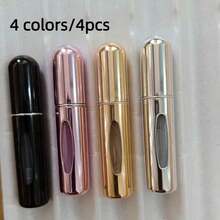 1pc Portable Perfume Spray Bottle - Leak-Proof Aluminum Alloy 5ml Atomizer, Travel Essential, Refillable Design - 彩色 - 查看 10
