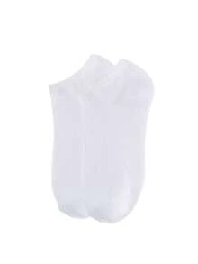 3/5/10 Pairs Of Black And White Low Cut Liner Socks, Invisible Casual Boat Socks, Comfortable Non Revealing Socks, Suitable For Daily Wear And Sports Shoes - Multicolor - View 1