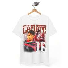 Camiseta de Carreras F1 de Charles , Camiseta para Fanáticos de la Fórmula Uno - Negro - Ver 7