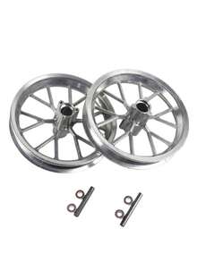Bộ vành bánh xe mô tô mini cho trẻ em, kích thước 12 1/2X2.75 inch cho bánh trước và bánh sau, đường kính 12.5 inch, dành cho xe địa hình 49cc, trục bánh xe bằng nhôm. - 12 1/2 x 2,75 - Xem 7