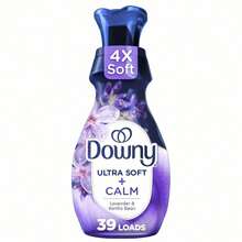 One Set!Downy Ultra Soft Fabric Softener Liquid, Calm, Lavender And Vanilla Bean,Immerse Yourself In The Ultimate Softness And Fragrance, Experiencing Irresistible Softness And Subtle Fragrance. With 4 Times The Softness, It Is An Excellent Companion For Your Favorite Detergent, Adding More Fragrance And Softness - 紫色 - 查看 11