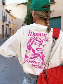 Dam-T-shirts - Vitt - Visa 2