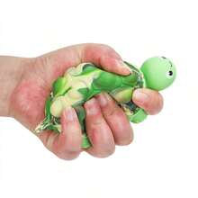 3D Turtle Bubble Squeeze Toy, Fidget Toy, Fashionable Bubble Pop Stress Relief Toy, Adults & Bubble Popping Toy, Party Game Decor Gift For, Halloween, Relaxation Toy, Fun Pushing & Popular Game For& Adults - Màu xanh lá cây - Một kích cỡ - Xem 9